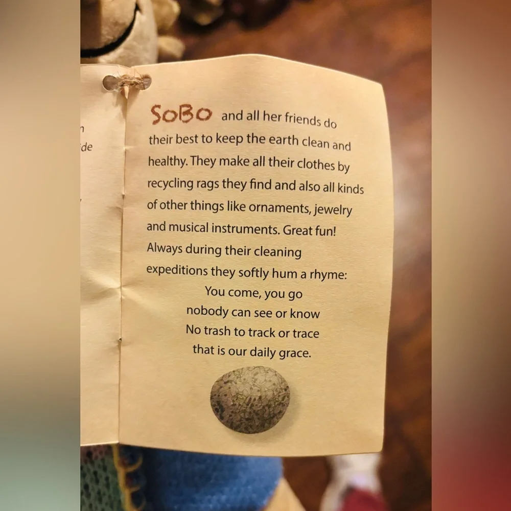 Sobo Colorful Patchwork Troll Doll - Picture 7 of 9